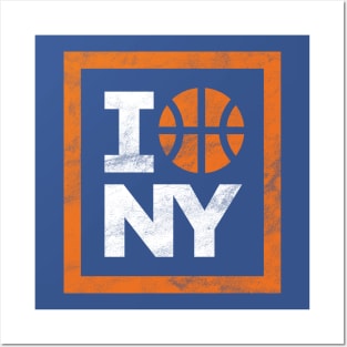 I Love Basketball in New York, Knicks Fan Gift Posters and Art